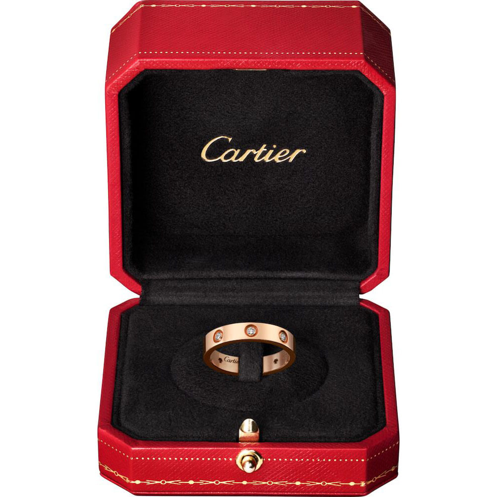B4050800 Aliança Love 8 Diamantes - Cartier