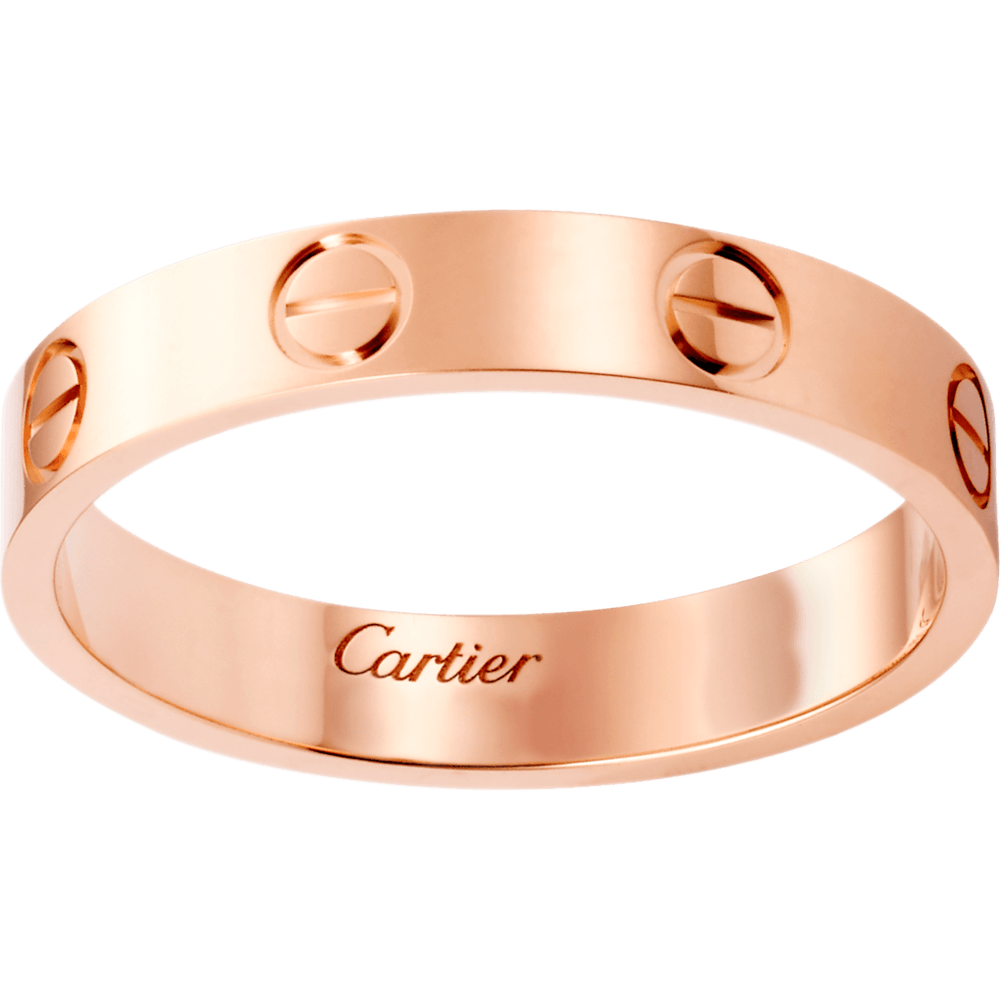 Aliança Love em Ouro Rosa 18K - Elegância e Sofisticação - Cartier