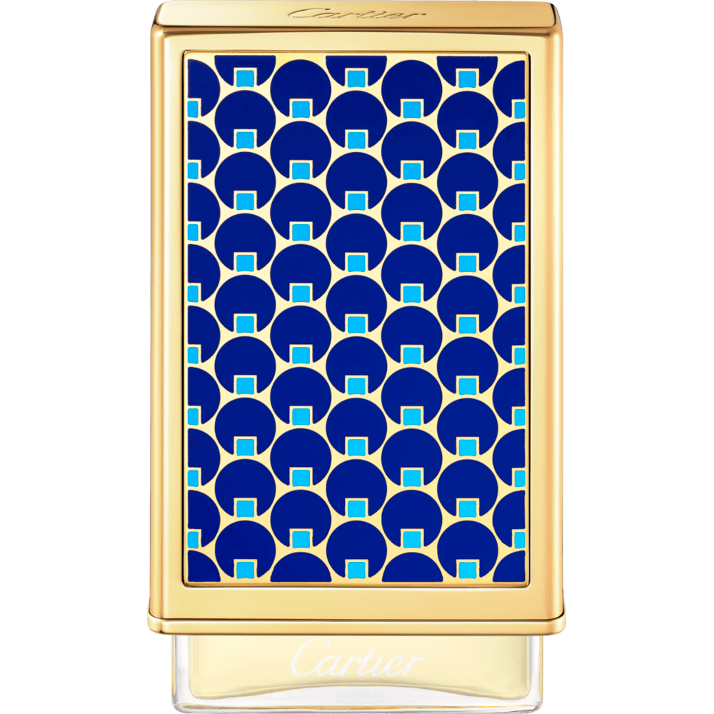 FH030038Os Nécessaires à Parfum Cartier - Caixa com pontos azuis