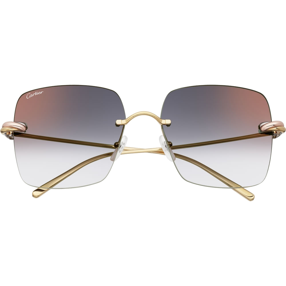 Cartier トリニティ　サングラス　レディース ESW00718 ÓCULOS DE SOL TRINITY - Cartier