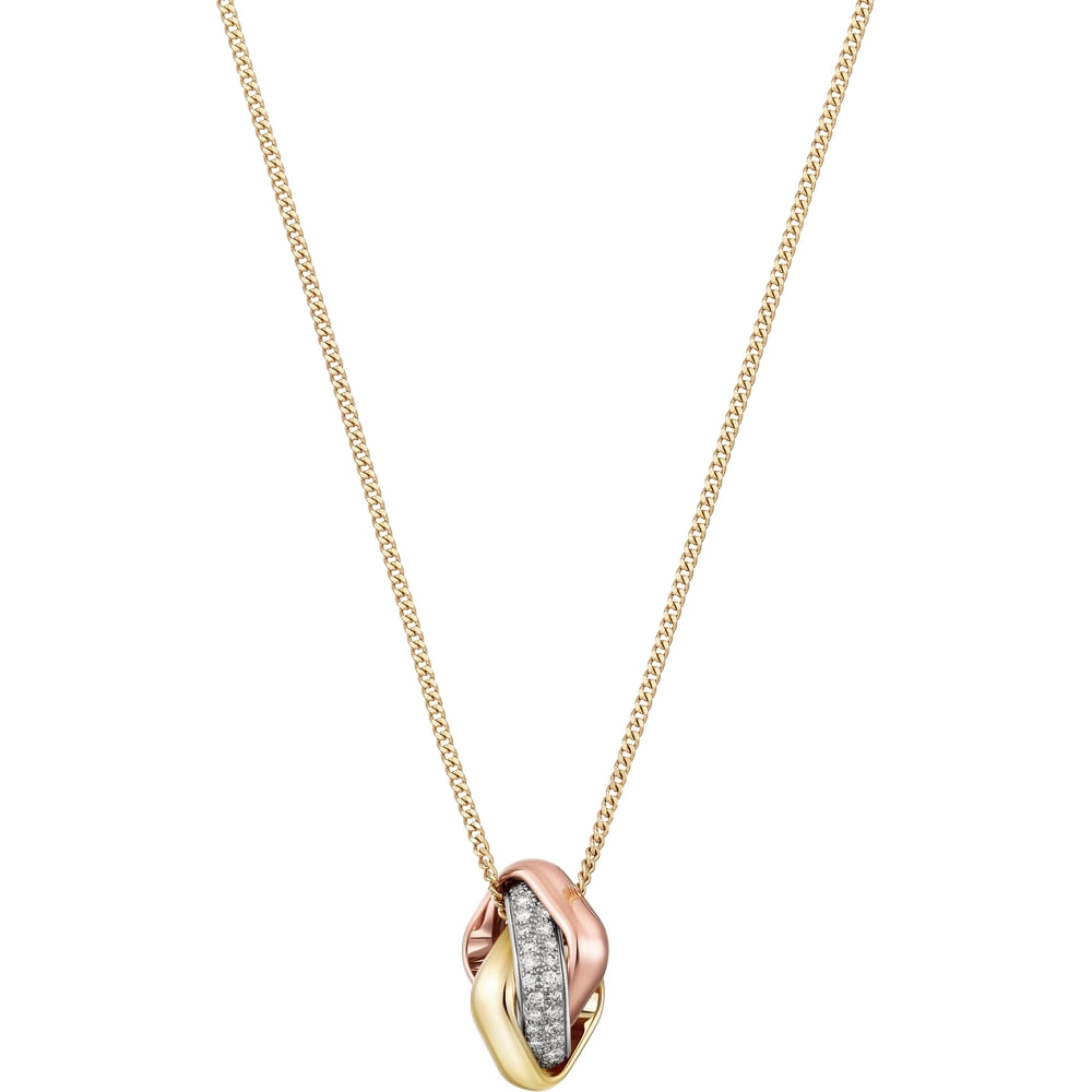 N7424481 COLAR TRINITY BOX, SEMI-PAVÉ - Cartier