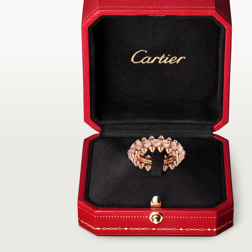B4246500 ANEL CLASH DE CARTIER, COLOR CALCEDÔNIA ROSA - Cartier