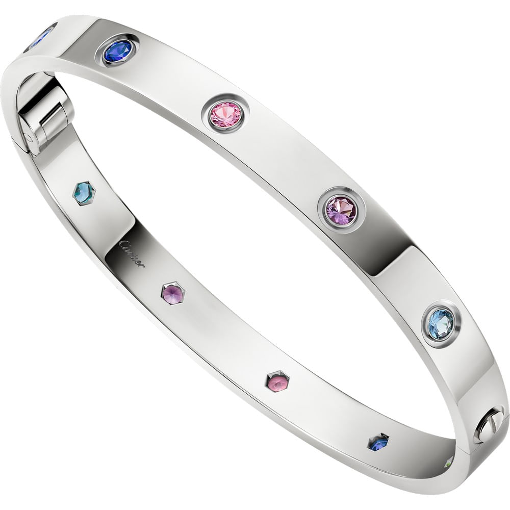 B6093417 PULSEIRA LOVE, 10 PEDRAS COLORIDAS - Cartier
